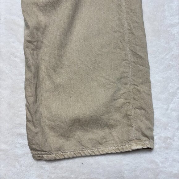 Rag and Bone Womens Logan Mid Rise Wide Leg Pants Size 26 Beige Featherweight - Picture 5 of 16